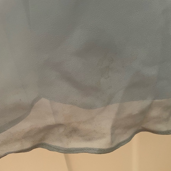 Reposhed Azazie Bailey dusty blue bridesmaid dress - Picture 6 of 7